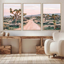 Joshua Tree Wall Art Canvas Print – Framed Desert Road Scene by MyGreatCanvas | Canvas Wall Art Prints | Photo Prints & Wall Decor