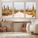 Desert Cactus Wall Art – Framed Southwestern Canvas Artwork, by MyGreatCanvas | Canvas Wall Art Prints | Photo Prints & Wall Decor