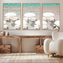 Calm Beach Wall Art – Framed Turquoise Water Canvas Artwork, by MyGreatCanvas | Canvas Wall Art Prints | Photo Prints & Wall Decor