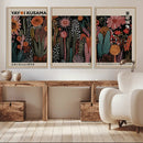 Modern Japanese Wall Art Canvas Print – Framed Abstract