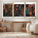 Modern Japanese Wall Art Canvas Print – Framed Abstract