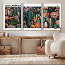 Modern Japanese Wall Art Canvas Print – Framed Abstract