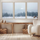 Winter Forest Wall Art Canvas Print – Framed Snowy Landscape by MyGreatCanvas | Canvas Wall Art Prints | Photo Prints & Wall Decor