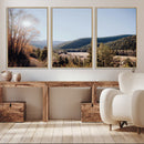 Rustic Landscape Wall Art Canvas Print – Serene Valley Scene