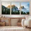 Wilderness Wall Art Canvas Print – Misty Forest Nature