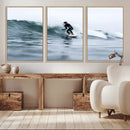 Surfer on Wave Wall Art Canvas Print – Framed Ocean by MyGreatCanvas | Canvas Wall Art Prints | Photo Prints & Wall Decor