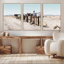 Desert Mailboxes Canvas Print – Framed Minimal Western by MyGreatCanvas | Canvas Wall Art Prints | Photo Prints & Wall Decor