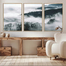 Foggy Forest Landscape Wall Art Canvas Print – Misty by MyGreatCanvas | Canvas Wall Art Prints | Photo Prints & Wall Decor
