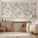 Wild Horse Stampede Wall Art Canvas Print – Monochrome by MyGreatCanvas | Canvas Wall Art Prints | Photo Prints & Wall Decor