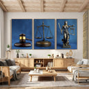 Legal Justice Wall Art Canvas Print – Gavel, Scales & Lady by MyGreatCanvas | Canvas Wall Art Prints | Photo Prints & Wall Decor