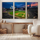 Target Field Wall Art Canvas Print – Baseball Stadium Scene, by MyGreatCanvas | Canvas Wall Art Prints | Photo Prints & Wall Decor