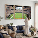 Chicago Bears Soldiers Field Wall Art Canvas Print – Framed