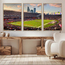 Chicago Bears Soldiers Field Wall Art Canvas Print – Framed
