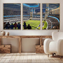 Chicago Dome Stadium Wall Art Canvas Print – Framed Modern