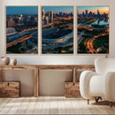 Chicago Bears Soldiers Field Wall Art Canvas Print – Framed