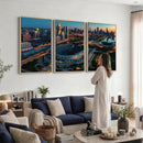 Chicago Bears Soldiers Field Wall Art Canvas Print – Framed