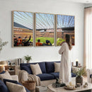 Cleveland Browns Stadium Wall Art Canvas Print – Framed NFL