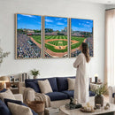Wrigley Field Baseball Stadium Canvas Wall Art – Packed