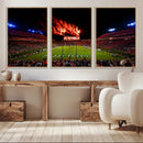 Jordan-Hare Football Stadium Wall Art Canvas Print, Football by MyGreatCanvas | Canvas Wall Art Prints | Photo Prints & Wall Decor