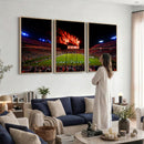 Jordan-Hare Football Stadium Wall Art Canvas Print, Football