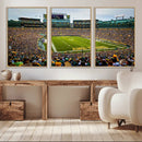 Green Bay Packers Lambeau Field Stadium Wall Art Canvas by MyGreatCanvas | Canvas Wall Art Prints | Photo Prints & Wall Decor