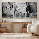 Wild Elephant Wall Art Canvas Print by MyGreatCanvas | Canvas Wall Art Prints | Photo Prints & Wall Decor