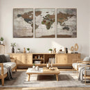 World Map Canvas Print – Framed Detailed Map of the World by MyGreatCanvas | Canvas Wall Art Prints | Photo Prints & Wall Decor