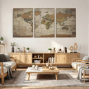 World Map Canvas Print – Framed Travel Map Wall Art for by MyGreatCanvas | Canvas Wall Art Prints | Photo Prints & Wall Decor