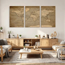 World Map Canvas Print – Framed Travel Map Wall Art for by MyGreatCanvas | Canvas Wall Art Prints | Photo Prints & Wall Decor