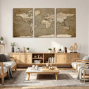World Map Wall Art Canvas Print, Framed Map Art Picture by MyGreatCanvas | Canvas Wall Art Prints | Photo Prints & Wall Decor