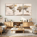 World Map Canvas Print – Framed Travel Map Wall Art for by MyGreatCanvas | Canvas Wall Art Prints | Photo Prints & Wall Decor