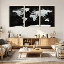 World Map Canvas Print – Framed Push Pin Wall Art, Color by MyGreatCanvas | Canvas Wall Art Prints | Photo Prints & Wall Decor