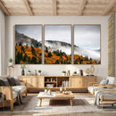Autumn Forest Wall Art Canvas Print, Foggy Mountain by MyGreatCanvas | Canvas Wall Art Prints | Photo Prints & Wall Decor