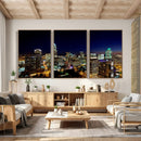 Atlanta Skyline Wall Art Canvas Print – Modern Cityscape by MyGreatCanvas | Canvas Wall Art Prints | Photo Prints & Wall Decor