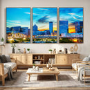Atlanta Skyline Wall Art Canvas Print, Atlanta Downtown by MyGreatCanvas | Canvas Wall Art Prints | Photo Prints & Wall Decor
