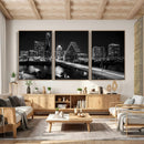 Austin Skyline Wall Art Canvas Print, Austin Downtown Night by MyGreatCanvas | Canvas Wall Art Prints | Photo Prints & Wall Decor