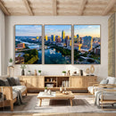 Austin Skyline Wall Art Canvas Print, Austin Downtown Night by MyGreatCanvas | Canvas Wall Art Prints | Photo Prints & Wall Decor