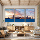 Chicago Wall Art Canvas Print - Chicago City Downtown Night by MyGreatCanvas | Canvas Wall Art Prints | Photo Prints & Wall Decor