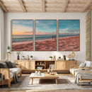 Pastel Beach Wall Art Canvas Print – Soft Coastal by MyGreatCanvas | Canvas Wall Art Prints | Photo Prints & Wall Decor
