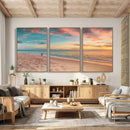 Beach Walk Wall Art Canvas Print – Soft Coastal Photography by MyGreatCanvas | Canvas Wall Art Prints | Photo Prints & Wall Decor