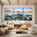 Mayon Volcano Seascape Wall Art Canvas Print, Tropical Ocean by MyGreatCanvas | Canvas Wall Art Prints | Photo Prints & Wall Decor