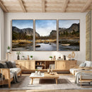 Yosemite Valley Mountain Landscape Wall Art Canvas Print, by MyGreatCanvas | Canvas Wall Art Prints | Photo Prints & Wall Decor