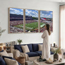 Georgia Bulldogs Stadium Wall Art Canvas Print, Sanford