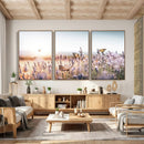 Lavender Field Wall Art Canvas Print, Butterfly Floral by MyGreatCanvas | Canvas Wall Art Prints | Photo Prints & Wall Decor