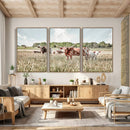 Texas Longhorn Cattle Wall Art Canvas Print, Rustic Ranch by MyGreatCanvas | Canvas Wall Art Prints | Photo Prints & Wall Decor