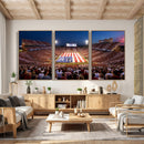 Oklahoma Memorial Stadium Wall Art Canvas Print – Oklahoma