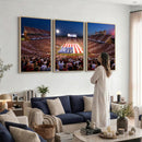 Oklahoma Memorial Stadium Wall Art Canvas Print – Oklahoma