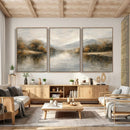 Abstract Landscape Wall Art Canvas Print, Modern Lake by MyGreatCanvas | Canvas Wall Art Prints | Photo Prints & Wall Decor