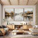 Abstract Landscape Wall Art Canvas Print, Modern Lake by MyGreatCanvas | Canvas Wall Art Prints | Photo Prints & Wall Decor