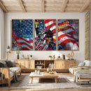 USA Statue of Liberty Graffiti Street Art Wall Art Canvas by MyGreatCanvas | Canvas Wall Art Prints | Photo Prints & Wall Decor